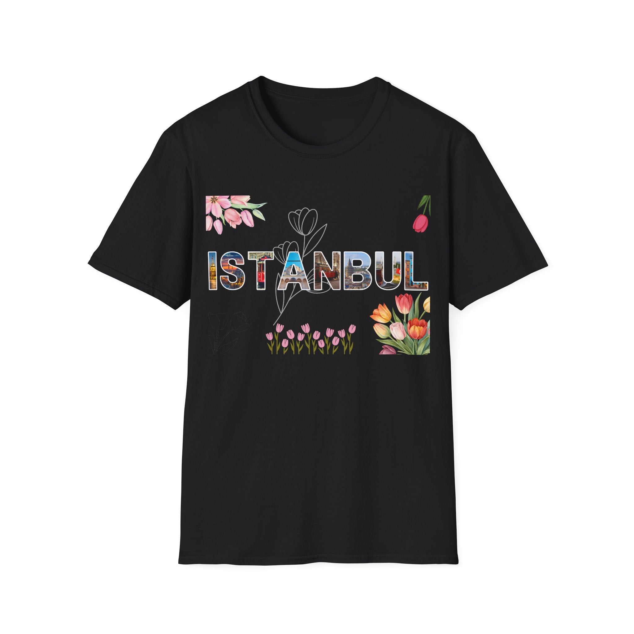 Istanbul Tulip T-shirt | Travel Guru vibe
