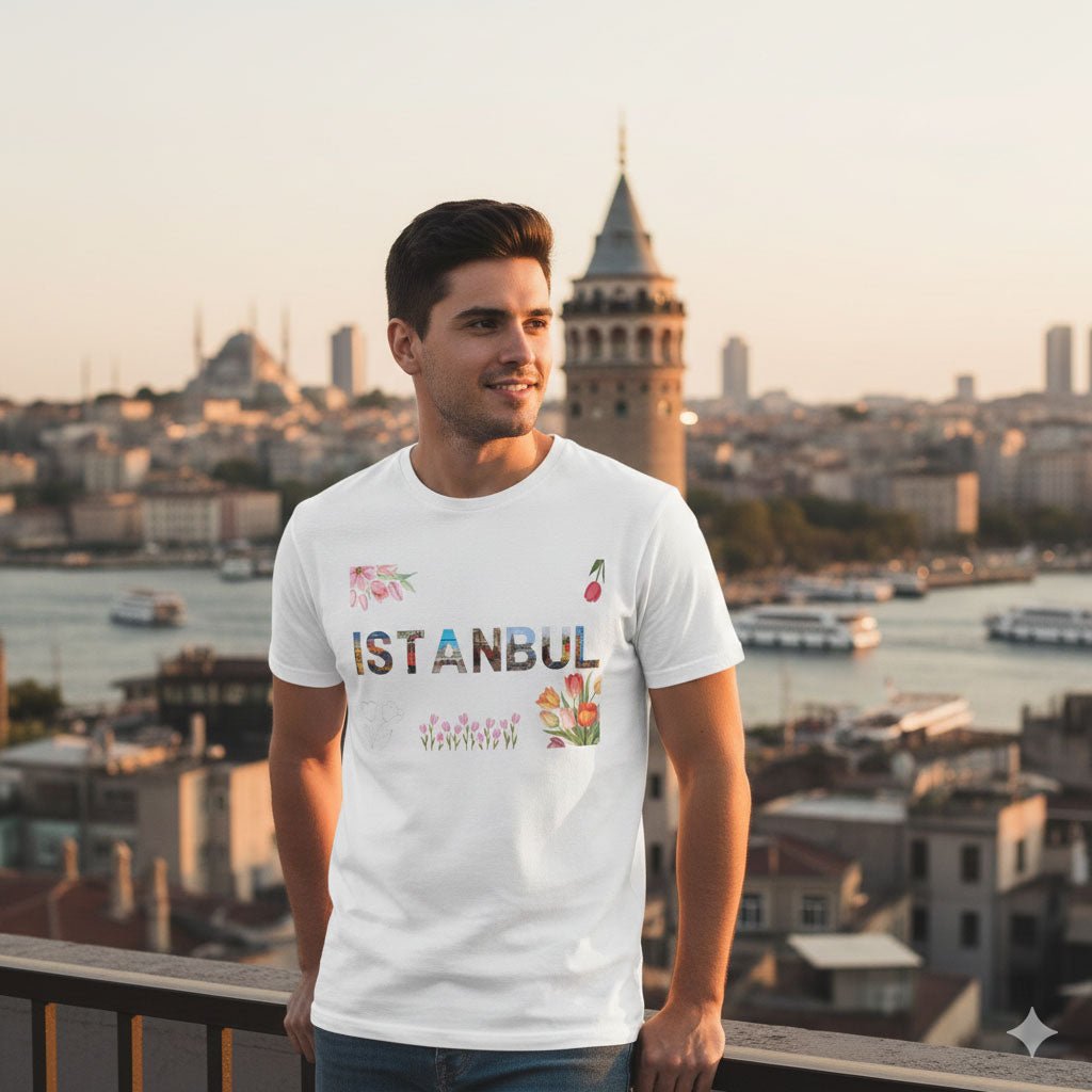 Istanbul Tulip T-shirt | Travel Guru vibe